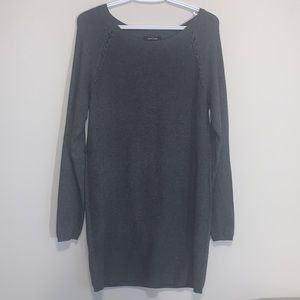 Stork & babe grey maternity sweater dress